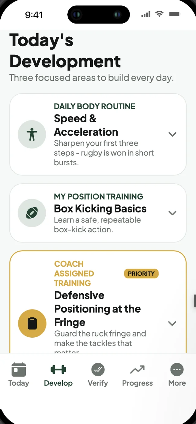 Daily development